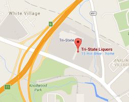 Tri-State Liquors location