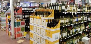TriState Liquors has huge inventories of wines, beer and liquor