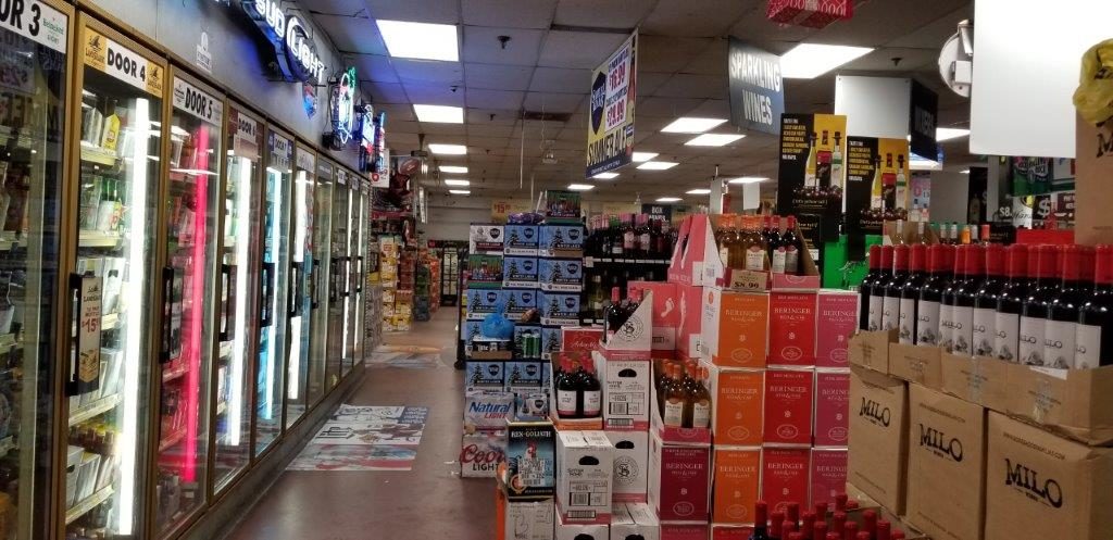 TriState Liquors has huge inventories of wines, beer and liquor