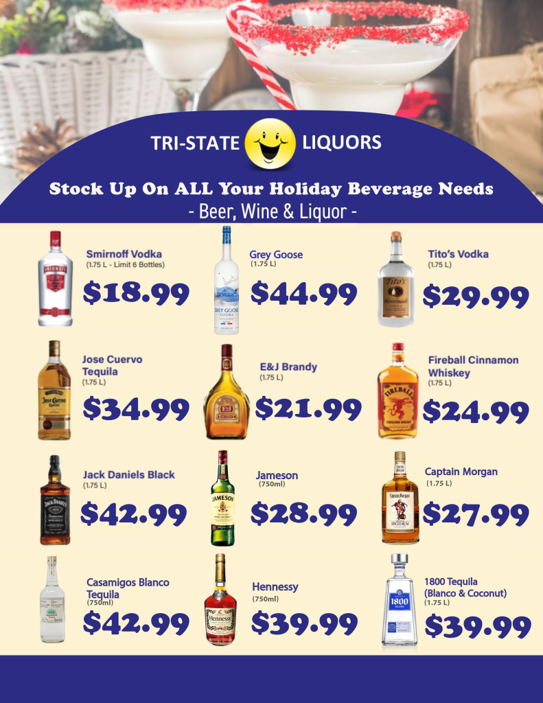 Discount Taxfree Liquor Store DelawareMonthly Beverage Specials