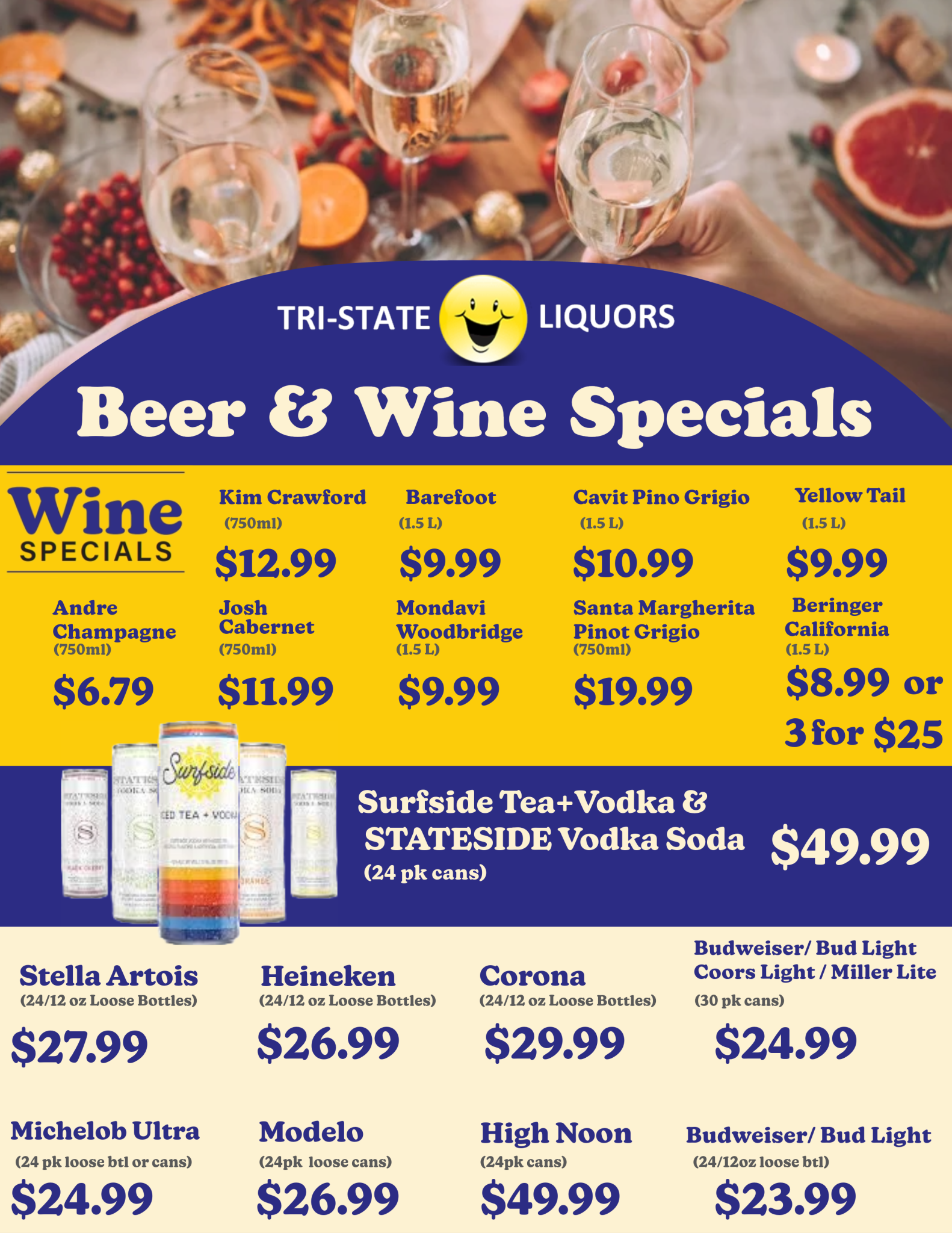 Discount Taxfree Liquor Store DelawareMonthly Beverage Specials