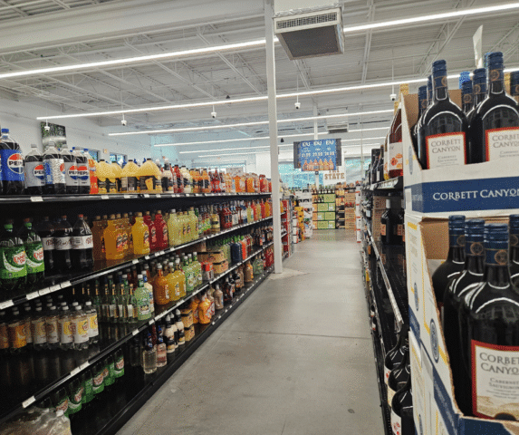 Tri-State Liquor Store Interior Mixers Aisle