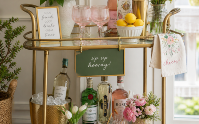 How to Build the Perfect Spring Bar Cart