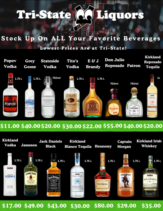 tri state tobacco beer & wine Specials - Tri-State Liquors